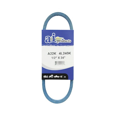A & I Products Aramid Blue V-Belt (1/2" X 24" ) 10" x4" x0.5" A-A22K